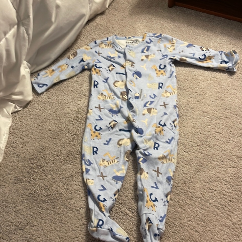 Animal Alphabet Baby Onesie